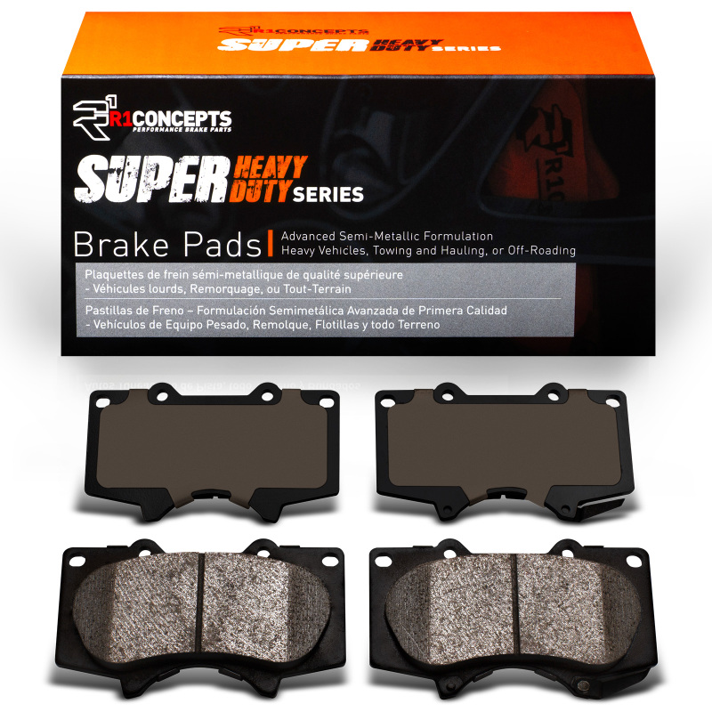 Toyota Tacoma Brake Pads - Front - R1 Concepts - Super Duty - `00-`26
